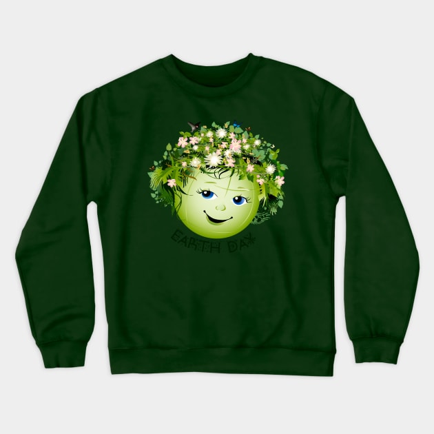 Happy Earth Day Special Crewneck Sweatshirt by UrbanBlazeStudio